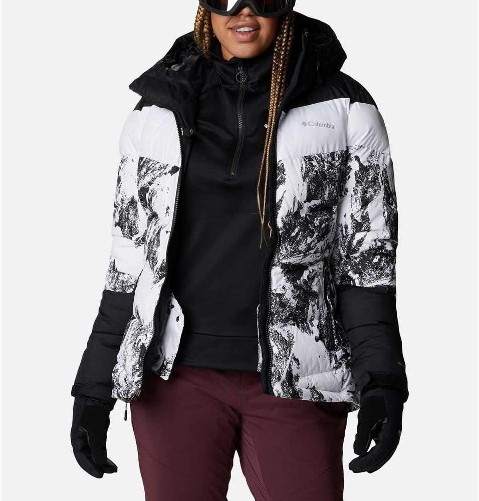 imageColumbia Womens Abbott Peak II Insulated JacketWhite Berg PrintBlackWhite