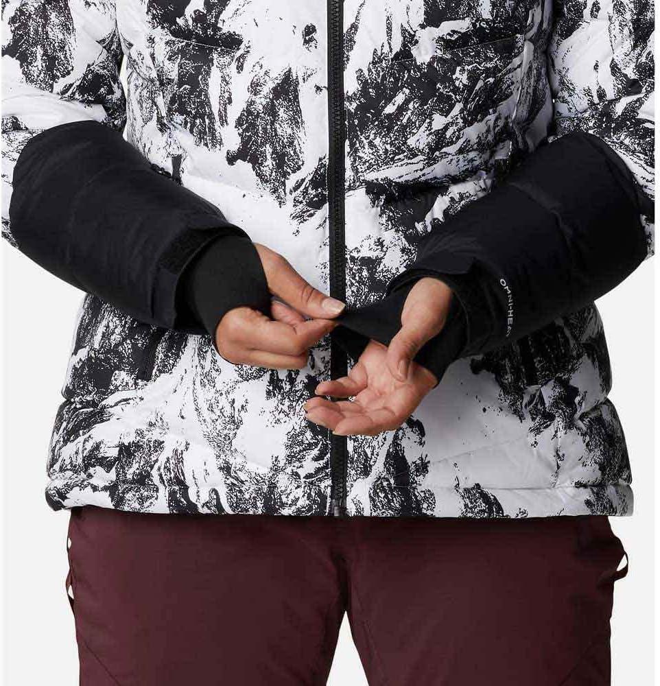 imageColumbia Womens Abbott Peak II Insulated JacketWhite Berg PrintBlackWhite
