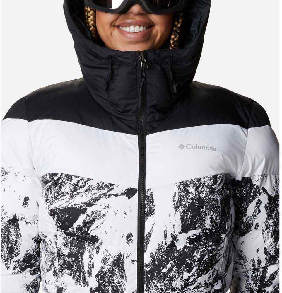 imageColumbia Womens Abbott Peak II Insulated JacketWhite Berg PrintBlackWhite