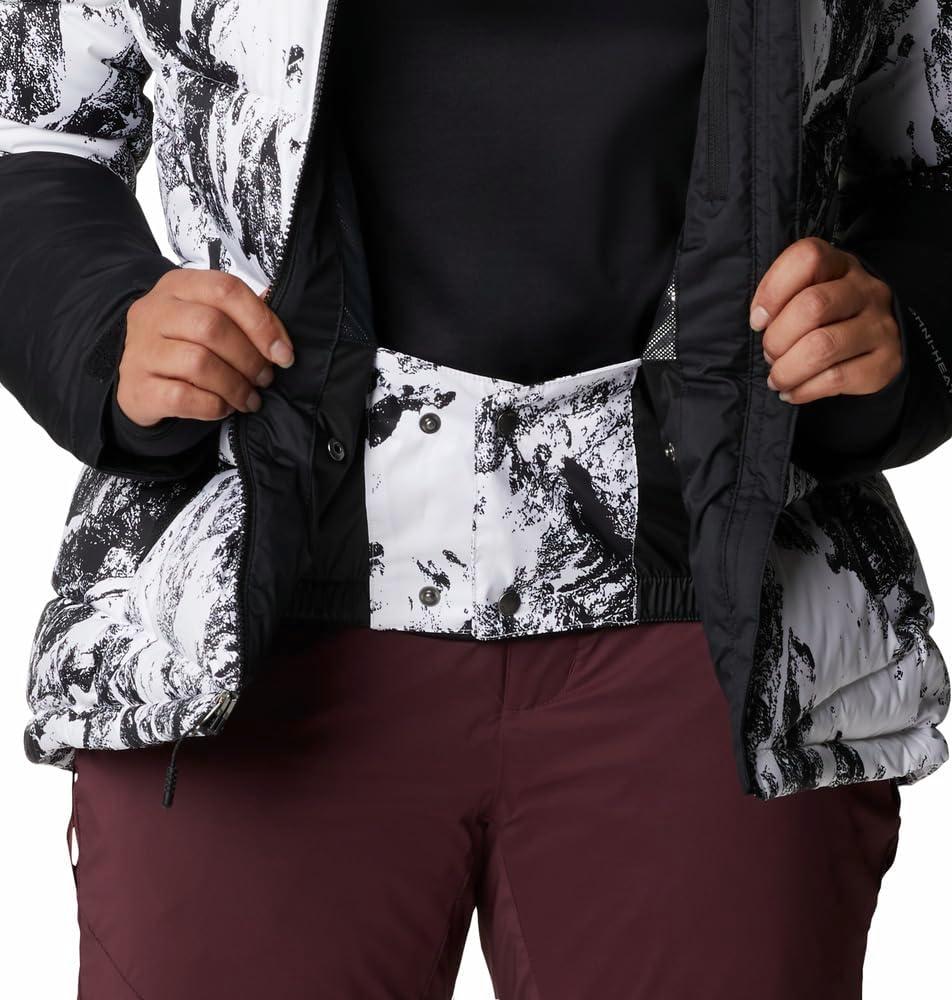 imageColumbia Womens Abbott Peak II Insulated JacketWhite Berg PrintBlackWhite
