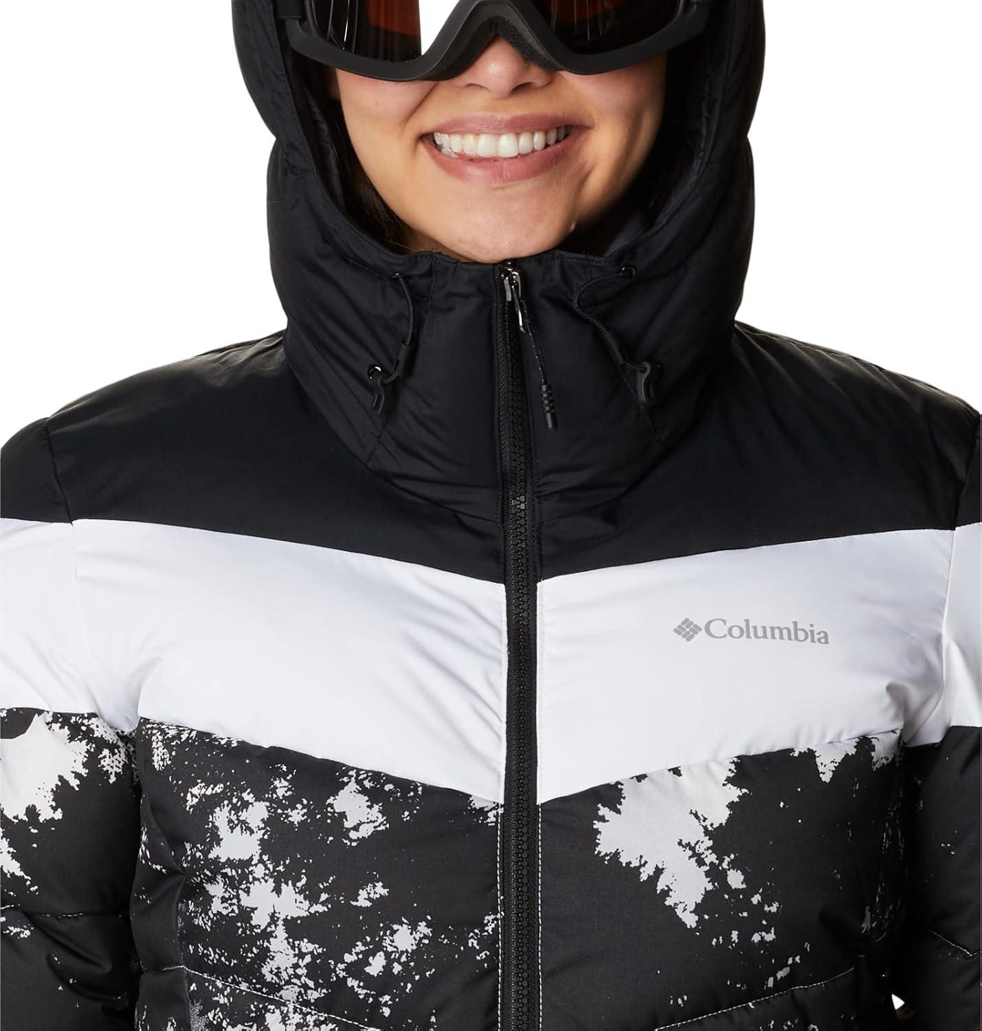imageColumbia Womens Abbott Peak II Insulated JacketWhite Lookup PrintBlackWhite