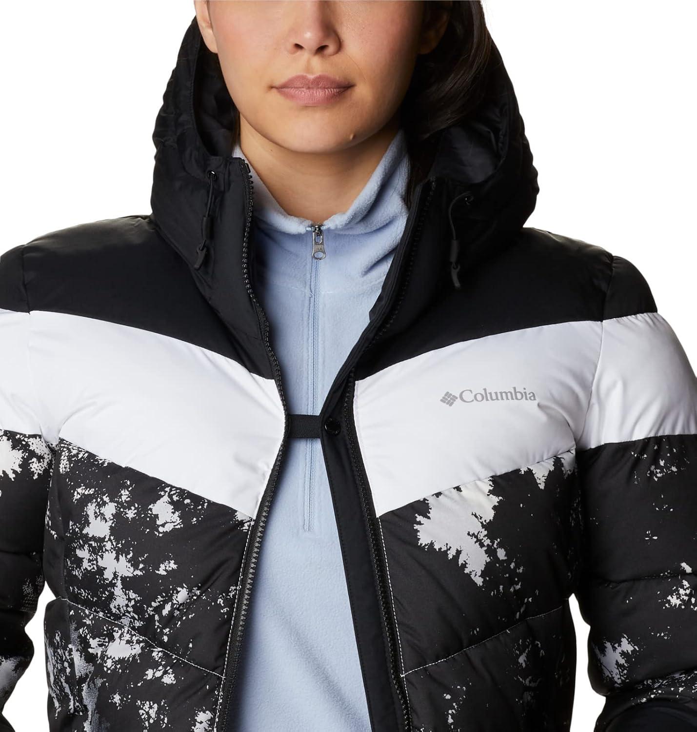imageColumbia Womens Abbott Peak II Insulated JacketWhite Lookup PrintBlackWhite