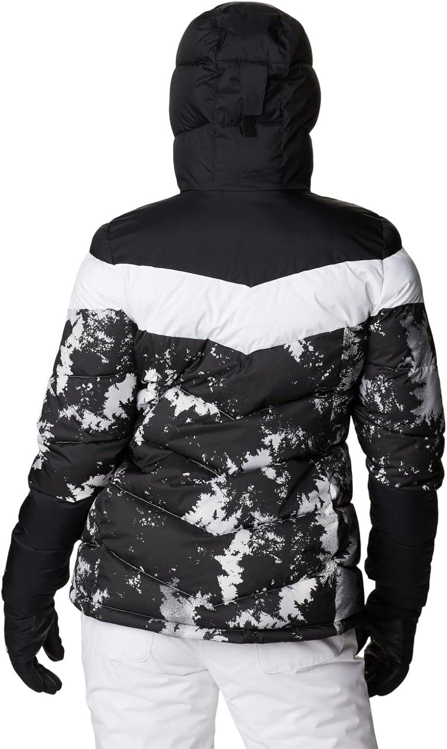 imageColumbia Womens Abbott Peak II Insulated JacketWhite Lookup PrintBlackWhite