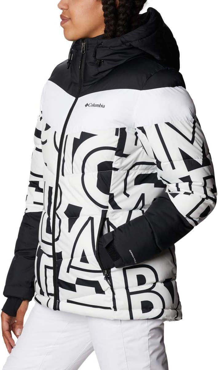 imageColumbia Womens Abbott Peak II Insulated JacketWhite Typo PrintBlack
