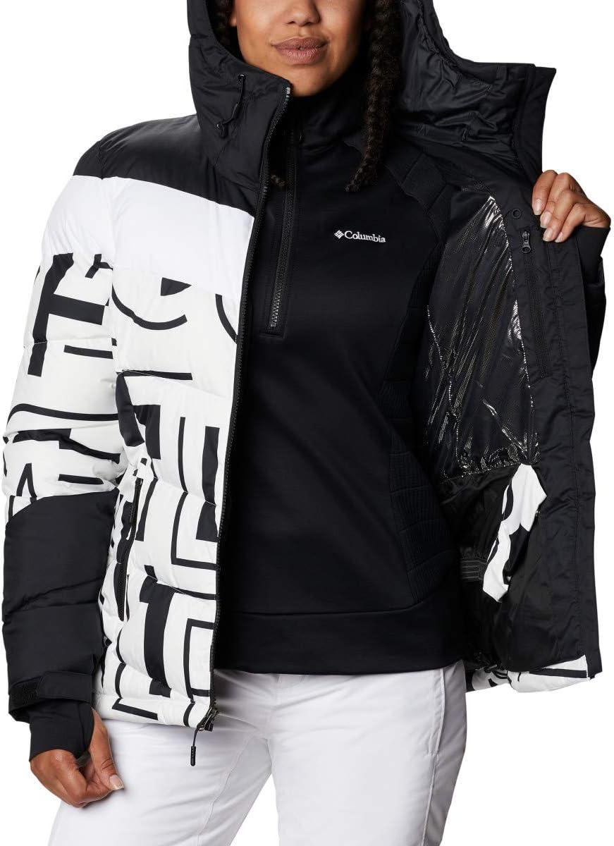 imageColumbia Womens Abbott Peak II Insulated JacketWhite Typo PrintBlack