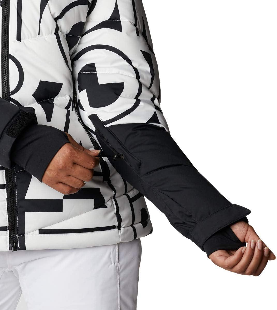 imageColumbia Womens Abbott Peak II Insulated JacketWhite Typo PrintBlack