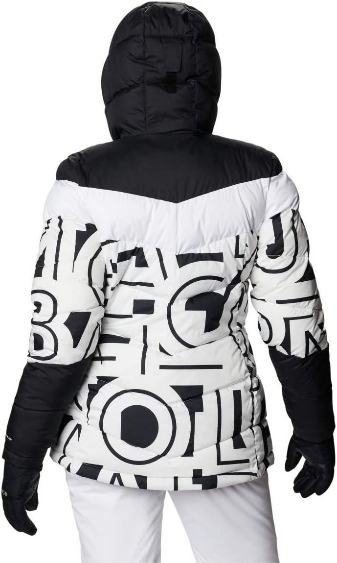 imageColumbia Womens Abbott Peak II Insulated JacketWhite Typo PrintBlack