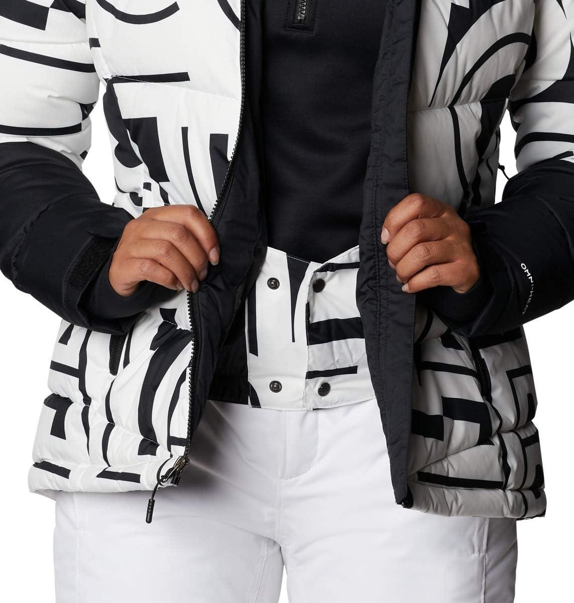 imageColumbia Womens Abbott Peak II Insulated JacketWhite Typo PrintBlack