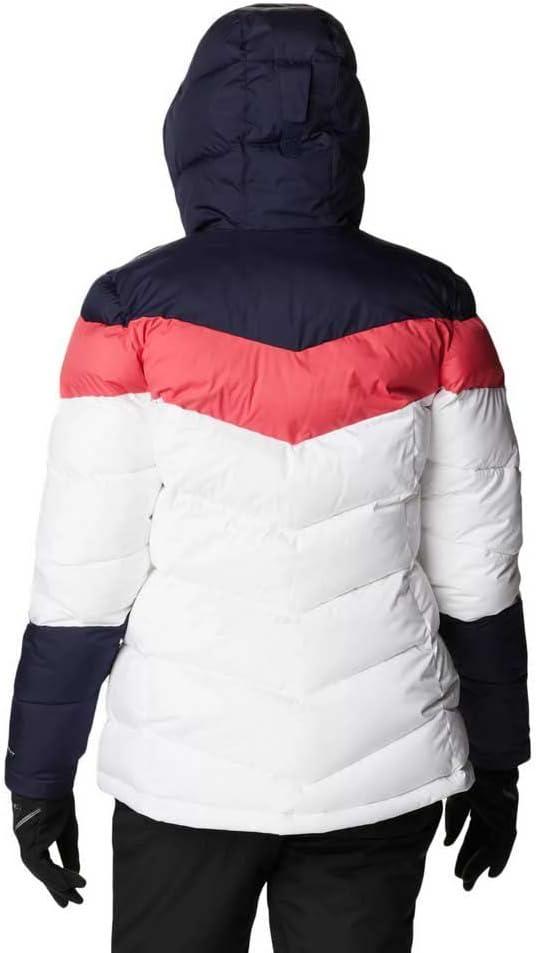 imageColumbia Womens Abbott Peak II Insulated JacketWhiteDark NocturnalBright Geranium