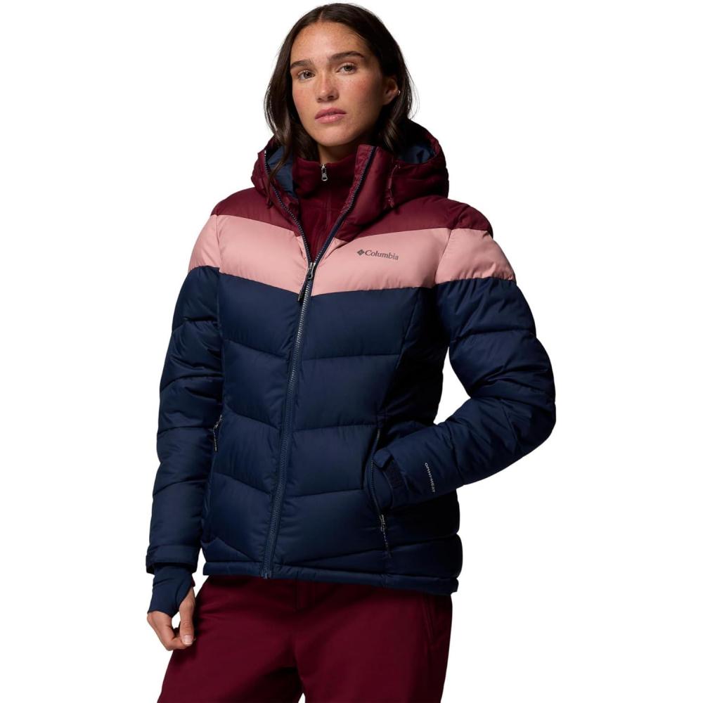 imageColumbia Womens Abbott Peak II Insulated JacketCollegiate NavyRich WineEraser Pink