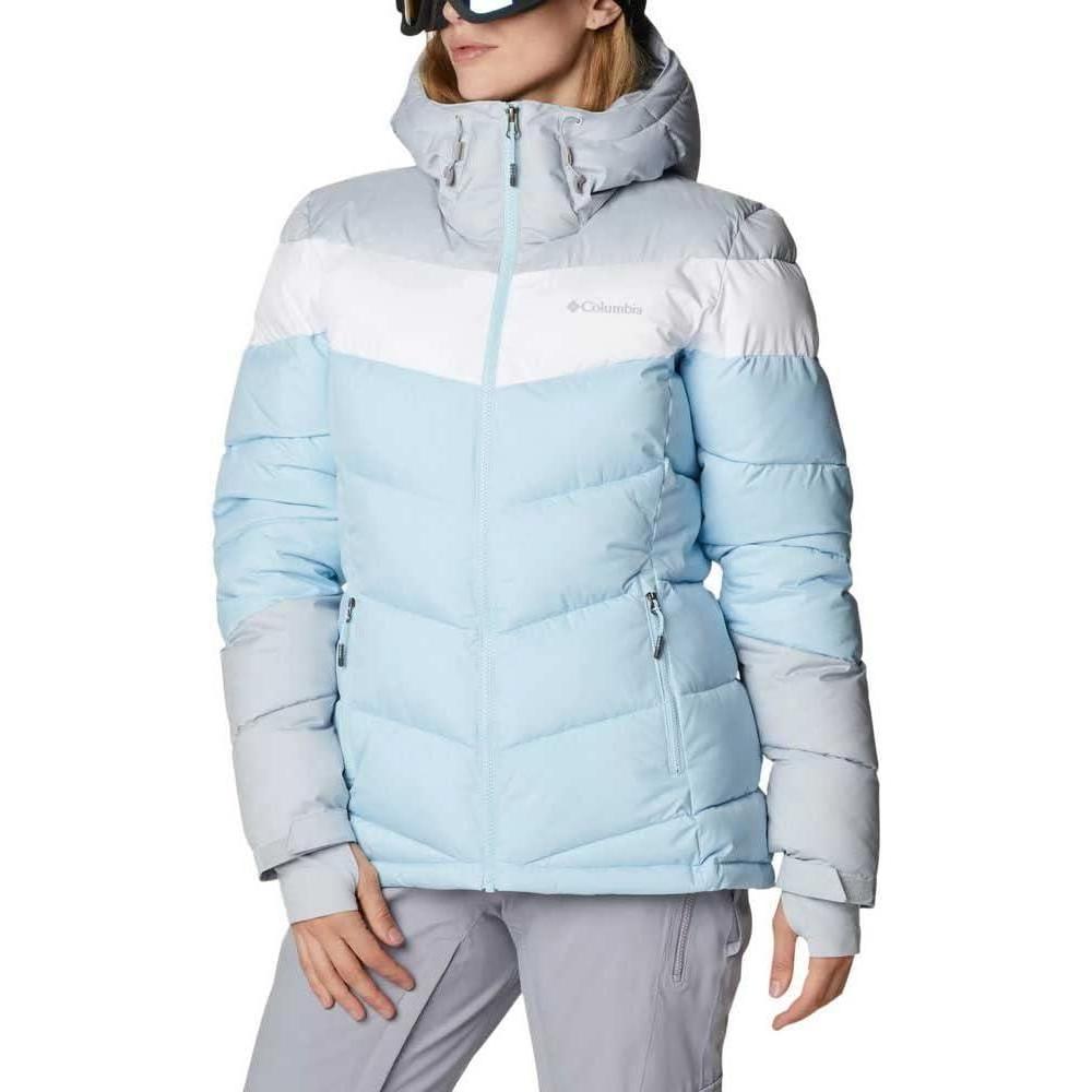 imageColumbia Womens Abbott Peak II Insulated JacketSpring BlueCirrus GreyWhite