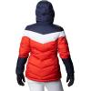 Columbia Womens Abbott Peak II Insulated Jacket(Bold Orange/Dark Nocturnal/White)