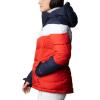 Columbia Womens Abbott Peak II Insulated Jacket(Bold Orange/Dark Nocturnal/White)