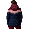 Columbia Womens Abbott Peak II Insulated Jacket(Collegiate Navy/Rich Wine/Eraser Pink)