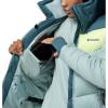 Columbia Womens Abbott Peak II Insulated Jacket(Crushed Blue/Everblue/Citron Haze)