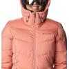 Columbia Womens Abbott Peak II Insulated Jacket(Dark Coral Sheen)