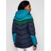 Columbia Womens Abbott Peak II Insulated Jacket(Dark Nocturnal/Fjord Blue/Spruce)