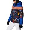 Columbia Womens Abbott Peak II Insulated Jacket(Dark Nocturne Multi Typo Print/Lapis Blue)