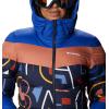 Columbia Womens Abbott Peak II Insulated Jacket(Dark Nocturne Multi Typo Print/Lapis Blue)