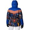 Columbia Womens Abbott Peak II Insulated Jacket(Dark Nocturne Multi Typo Print/Lapis Blue)