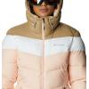 Columbia Womens Abbott Peak II Insulated Jacket(Peach Blossom/White/Beach)