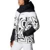 Columbia Womens Abbott Peak II Insulated Jacket(White Typo Print/Black)