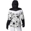Columbia Womens Abbott Peak II Insulated Jacket(White Typo Print/Black)