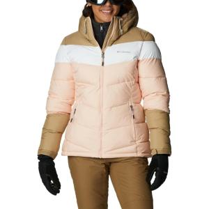 Columbia Womens Abbott Peak II Insulated Jacket(Peach Blossom/White/Beach)