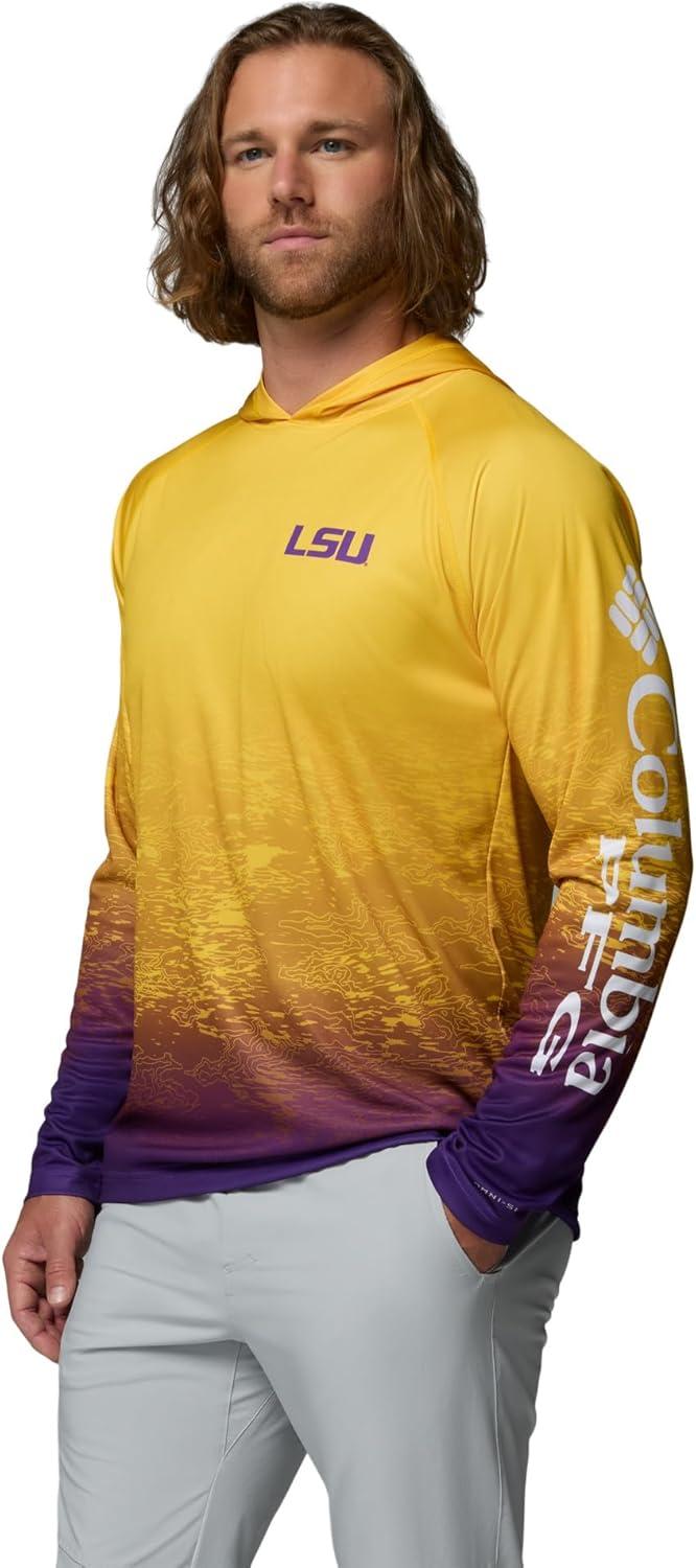 imageColumbia Mens CasualLsu YellowVivid Purple