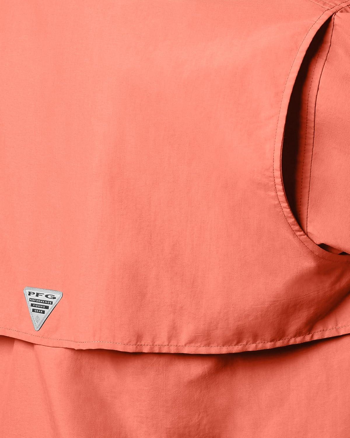 imageColumbia Mens PFG Bahama II Long Sleeve ShirtBright Peach