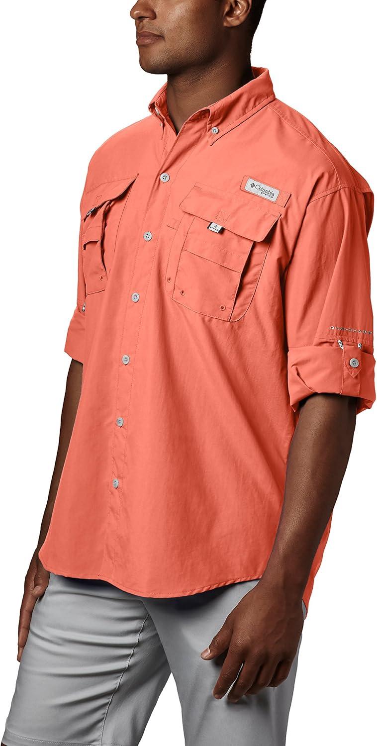 imageColumbia Mens PFG Bahama II Long Sleeve ShirtBright Peach