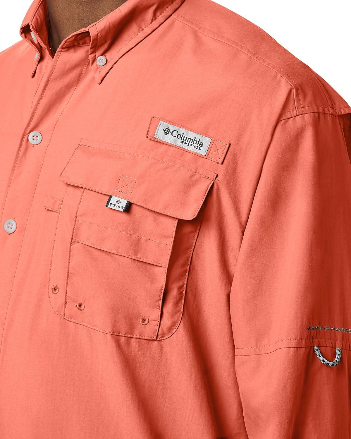 imageColumbia Mens PFG Bahama II Long Sleeve ShirtBright Peach