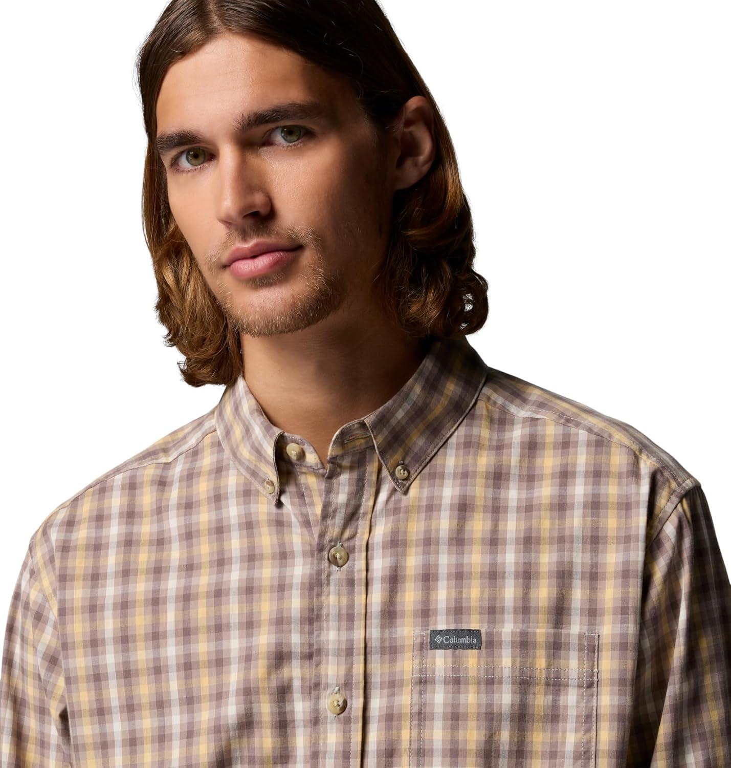 imageColumbia Mens Rapid Rivers Ii Long Sleeve ShirtFlint GreyRapid Rivers Gingham