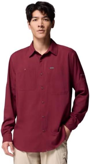 imageColumbia Mens Silver Ridge Utility Lite Long SleeveRich Wine