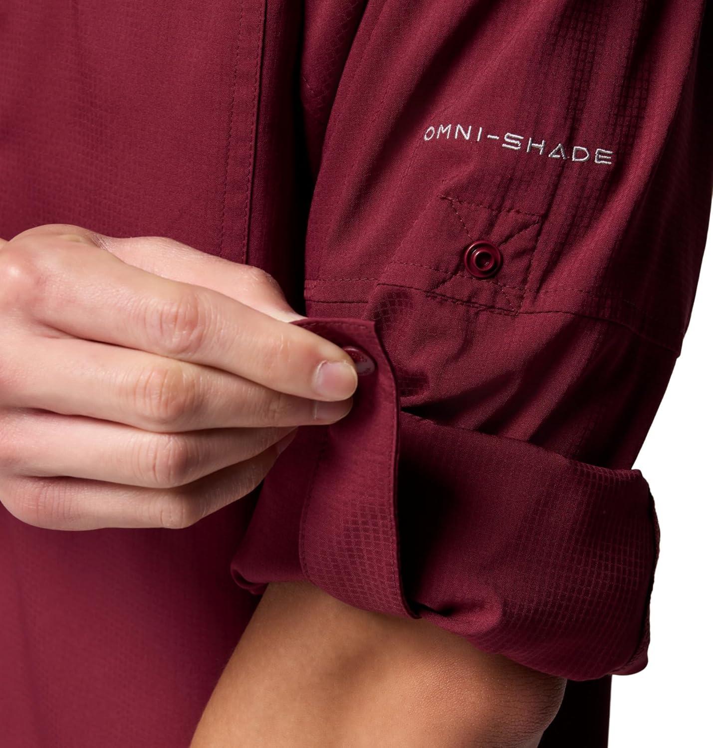 imageColumbia Mens Silver Ridge Utility Lite Long SleeveRich Wine