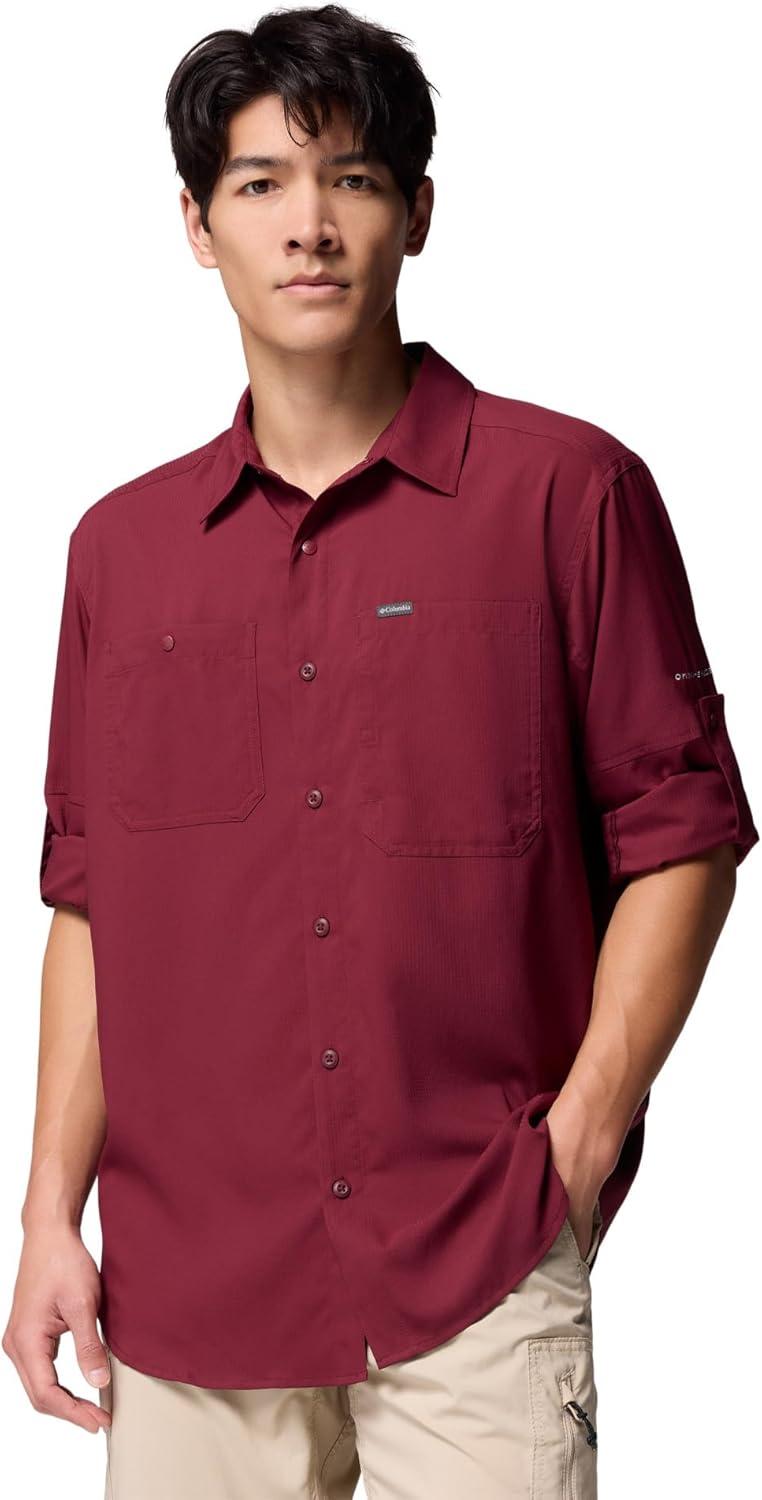 imageColumbia Mens Silver Ridge Utility Lite Long SleeveRich Wine