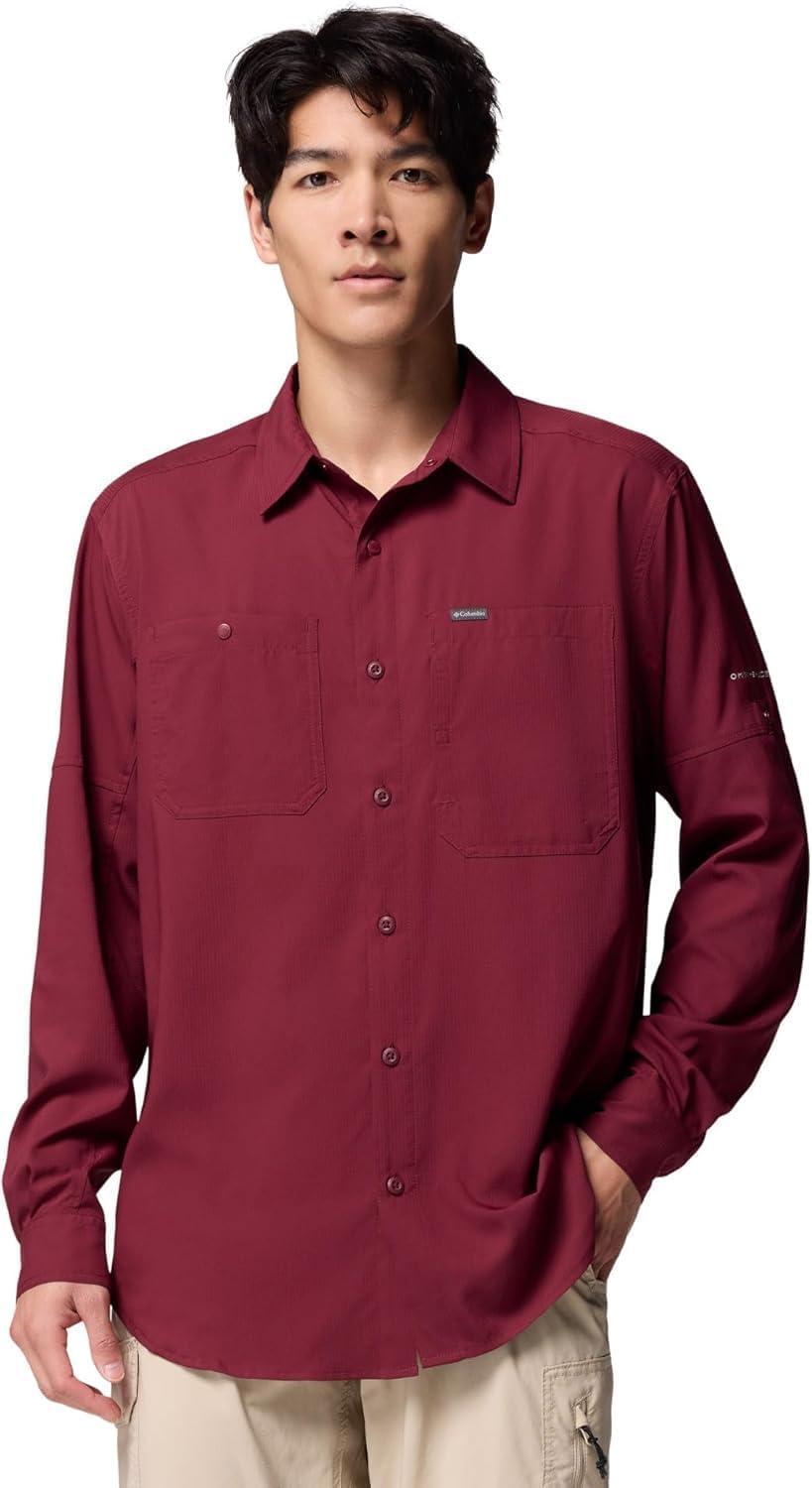 imageColumbia Mens Silver Ridge Utility Lite Long SleeveRich Wine