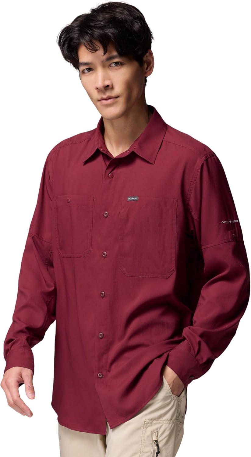 imageColumbia Mens Silver Ridge Utility Lite Long SleeveRich Wine