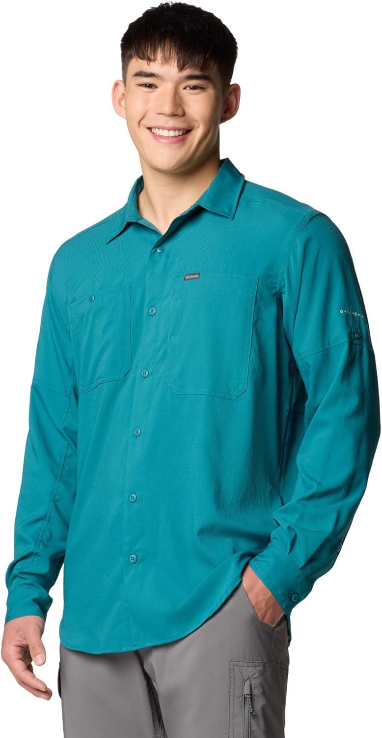 imageColumbia Mens Silver Ridge Utility Lite Long SleeveRiver Blue