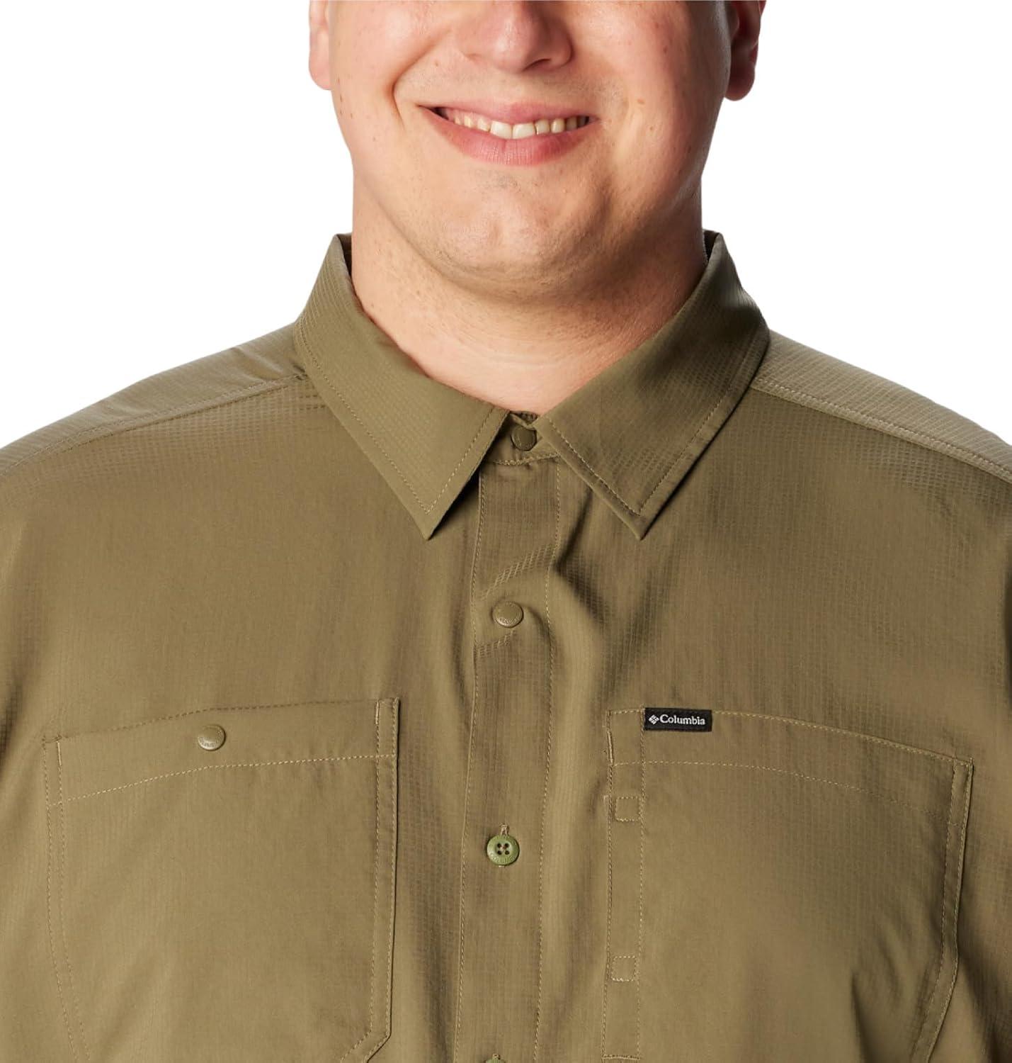 imageColumbia Mens Silver Ridge Utility Lite Long SleeveStone Green