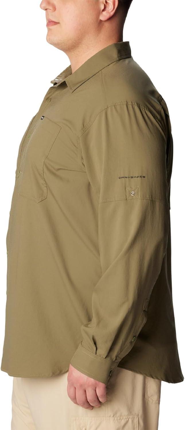imageColumbia Mens Silver Ridge Utility Lite Long SleeveStone Green