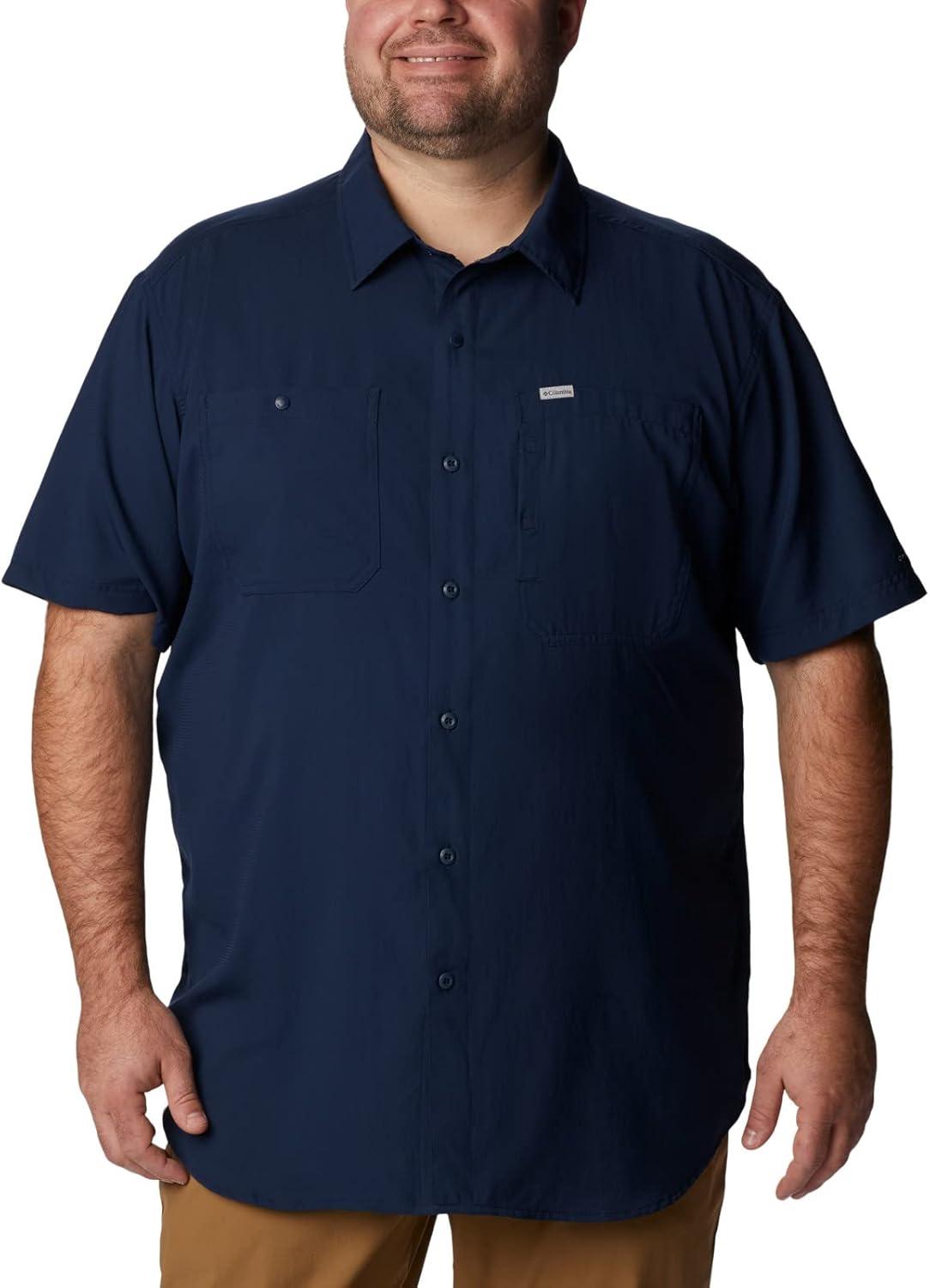 imageColumbia Mens Silver Ridge Utility Lite Short SleeveCollegiate Navy