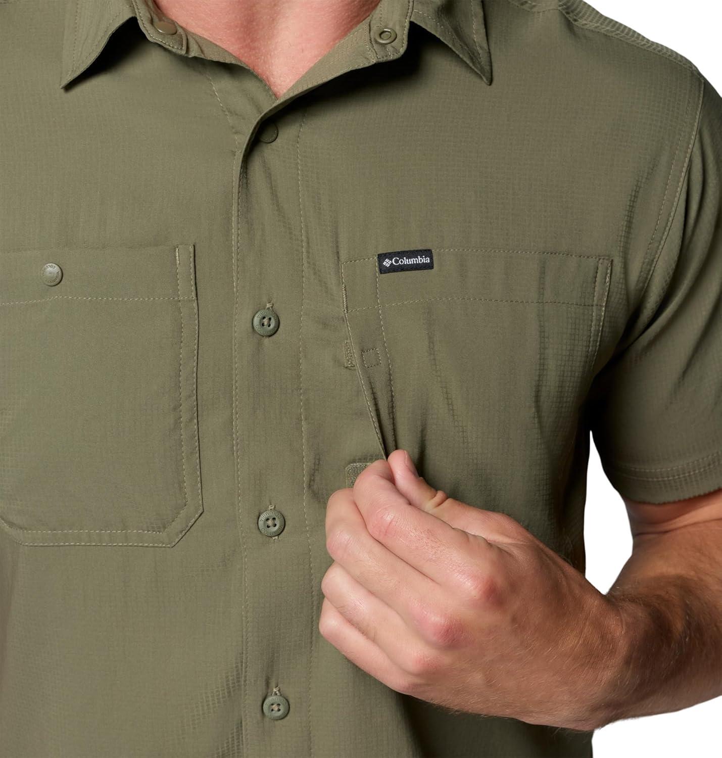 imageColumbia Mens Silver Ridge Utility Lite Short SleeveStone Green