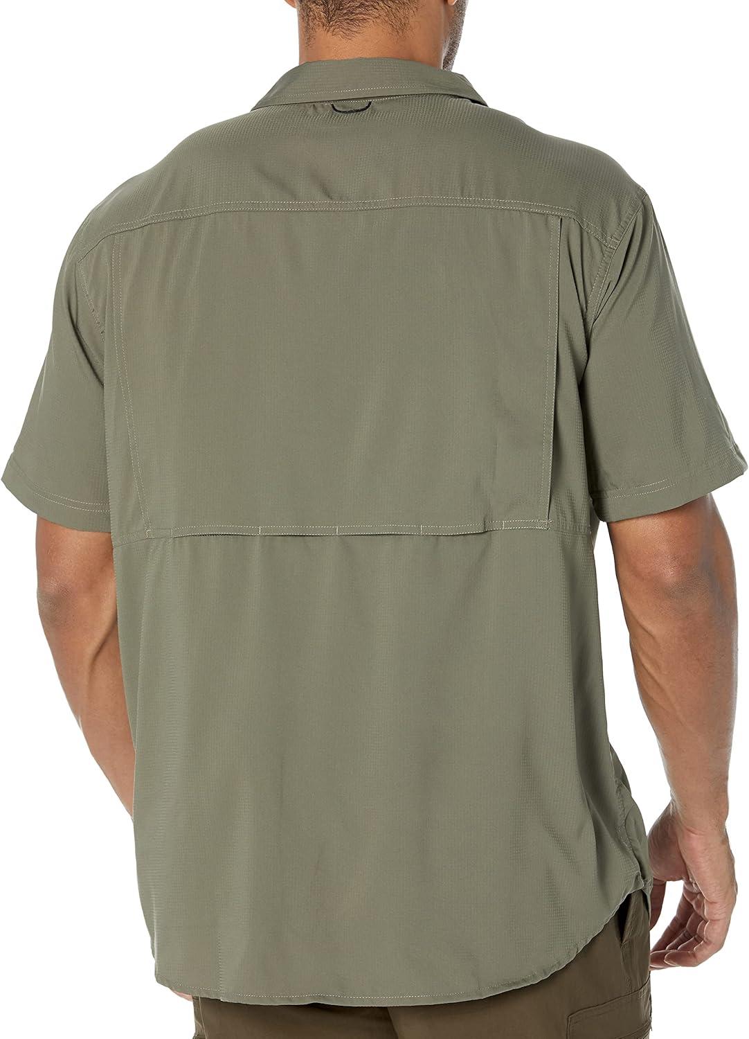 imageColumbia Mens Silver Ridge Utility Lite Short SleeveStone Green