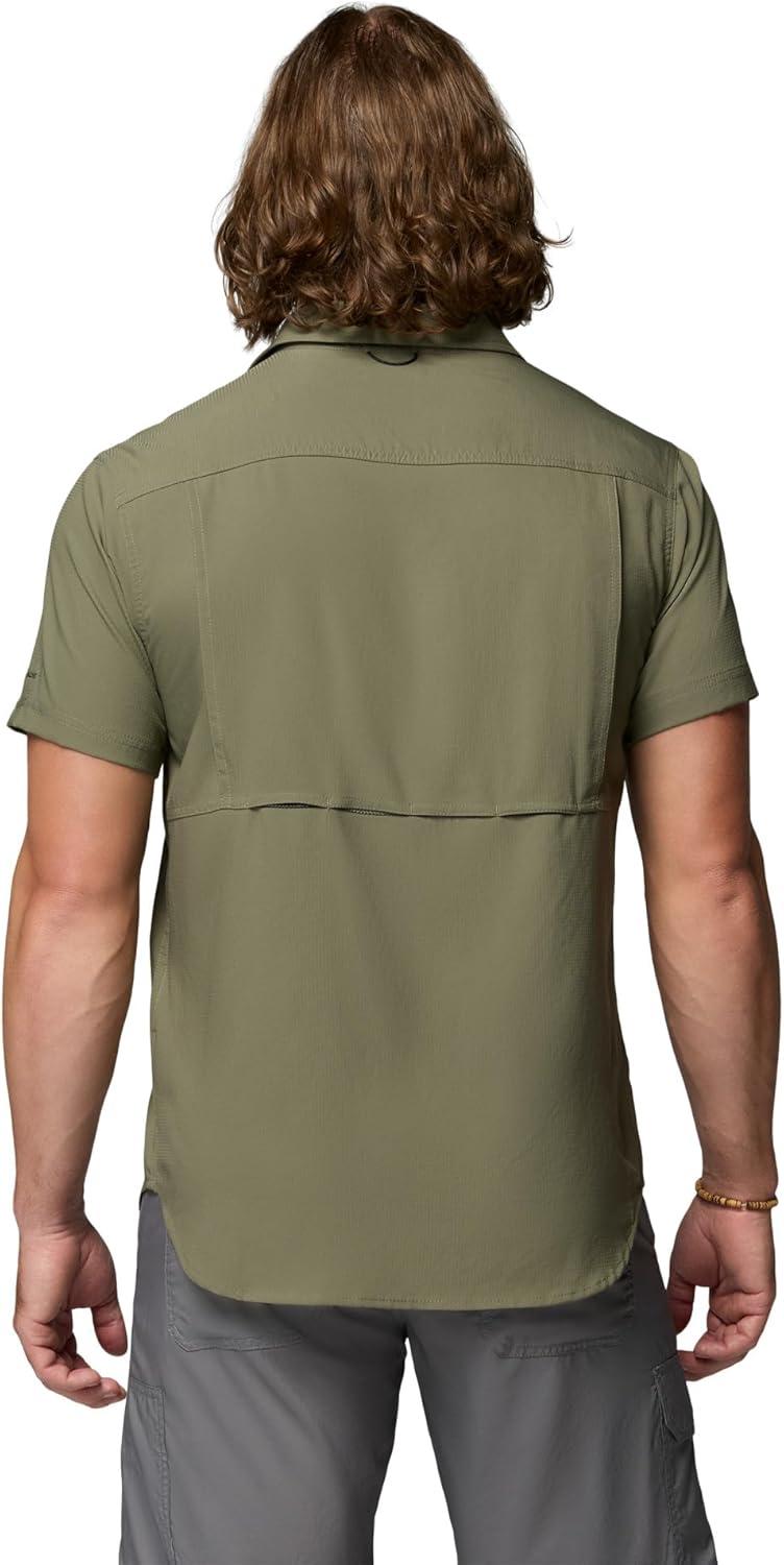 imageColumbia Mens Silver Ridge Utility Lite Short SleeveStone Green