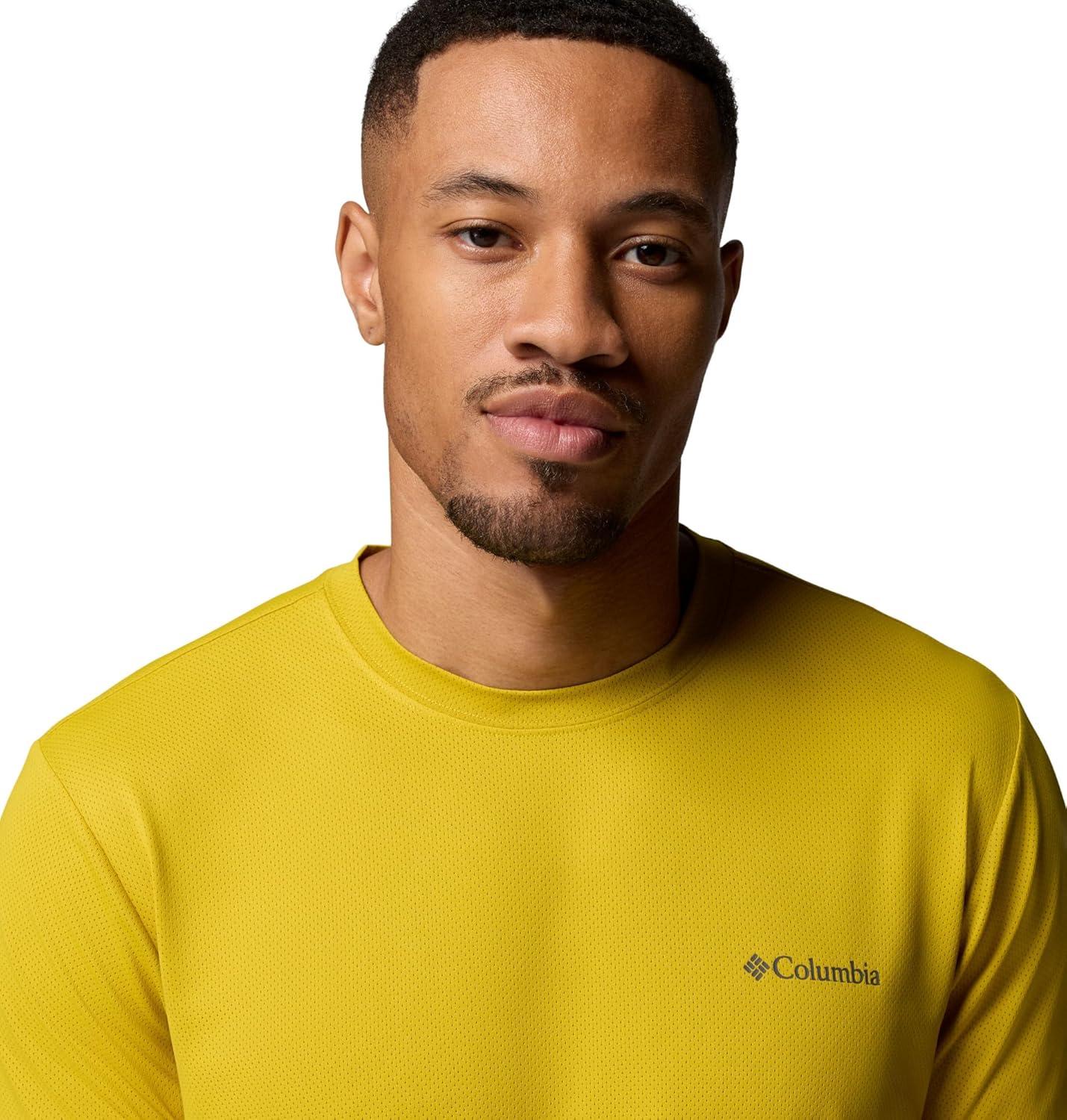 imageColumbia Mens Tech Trail Utility Short Sleeve CrewAntique Moss