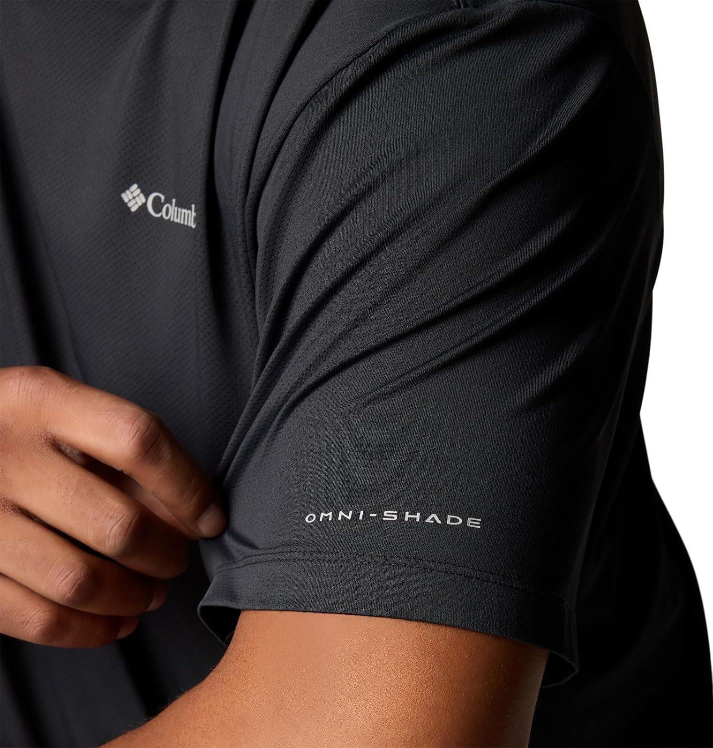 imageColumbia Mens Tech Trail Utility Short Sleeve CrewBlack