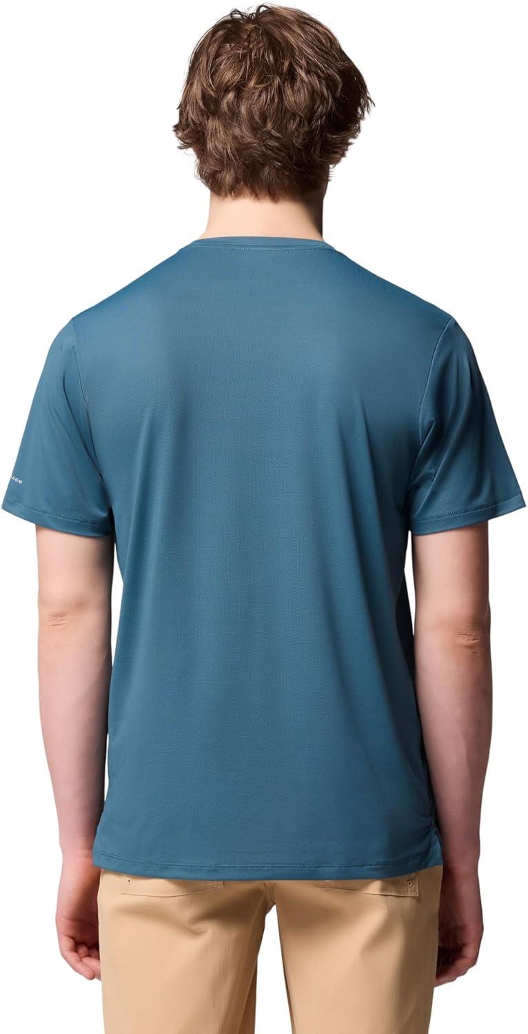 imageColumbia Mens Tech Trail Utility Short Sleeve CrewEverblue