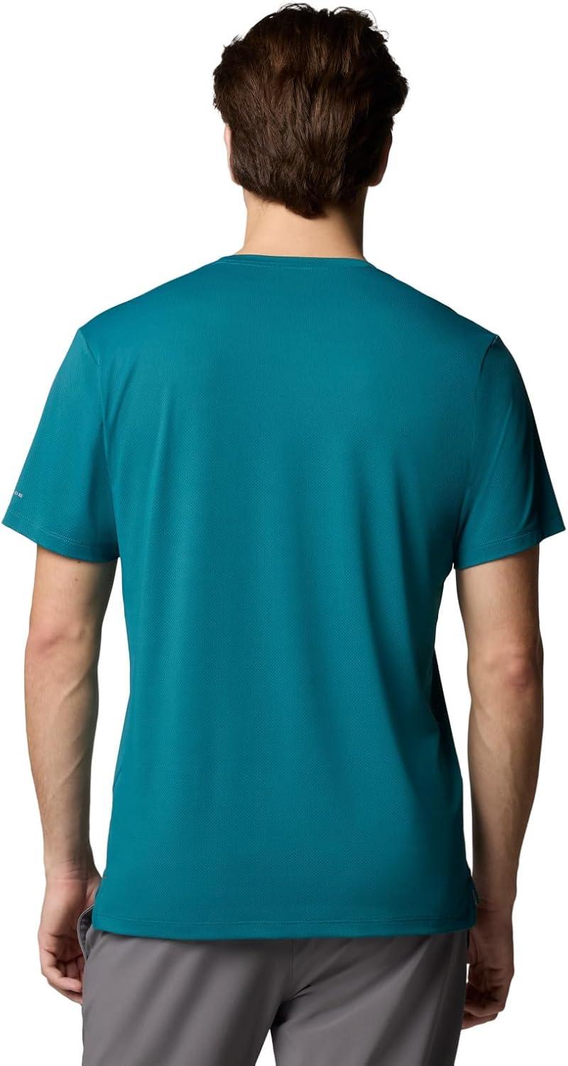 imageColumbia Mens Tech Trail Utility Short Sleeve CrewRiver Blue