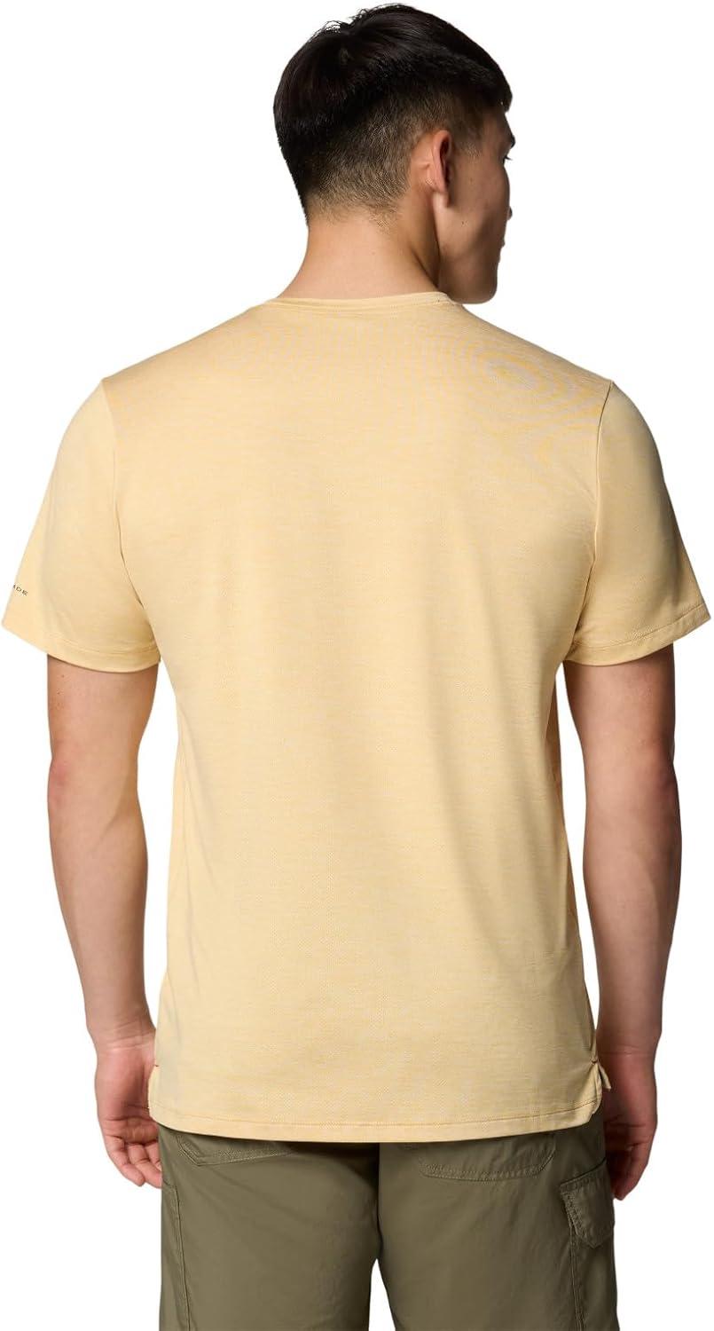 imageColumbia Mens Tech Trail Utility Short Sleeve CrewSand Dune Heather